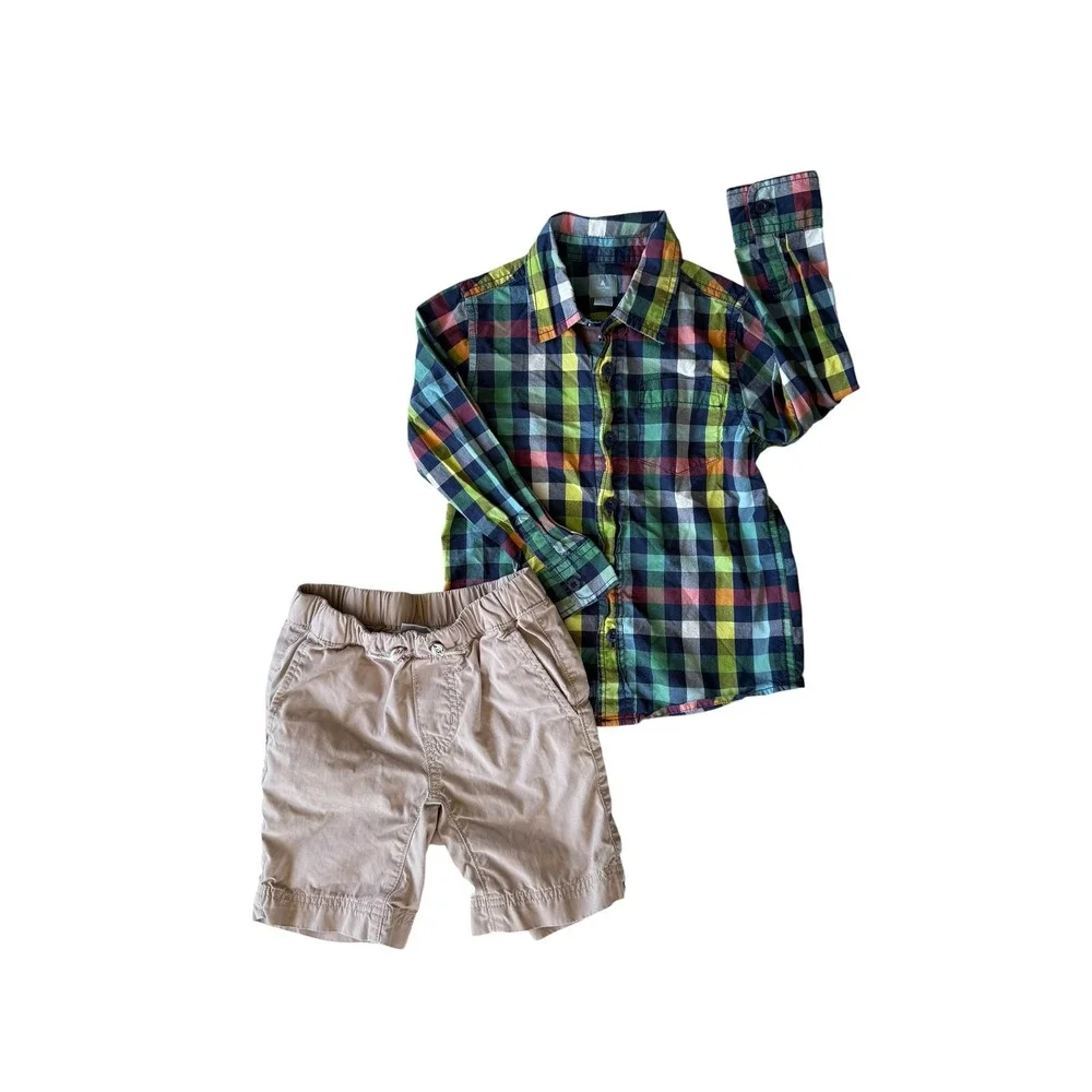 Boys 4T bundle lot Hanna Andersson  Old Navy Mick & Mack spring summer